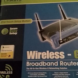 Linksys Wireless_ G Broadband Router 2.4 GHz
